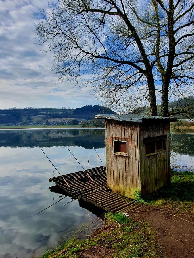 River Mosel Holiday Homes, Meerfeld Studio With A Lake View Exterior photo