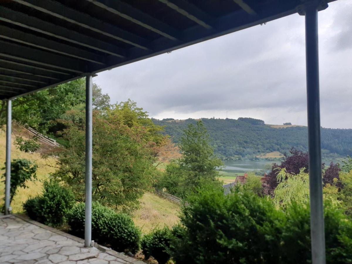 River Mosel Holiday Homes, Meerfeld Studio With A Lake View Exterior photo